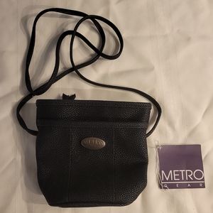 New Metro Bags Women's Small Black Purse